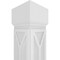 Ekena Millwork Craftsman Classic Square Non-Tapered San Carlos Mission Style Fretwork Column CC1209ENSCDMIMI - alternate 2